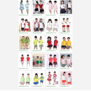 Theme wordpress đồng phục trẻ em