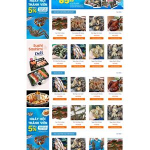 Theme wordpress bán hải sản