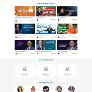 Theme wordpress bán khóa học 7 chuẩn đẹp