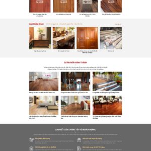 Theme WordPress sàn gổ