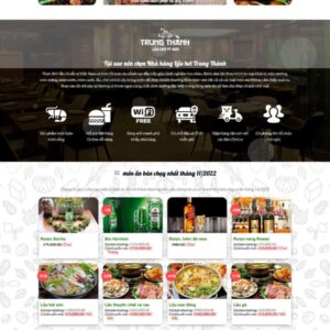 theme wordpress quán nhậu