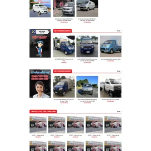 Theme wordpress bán xe ben